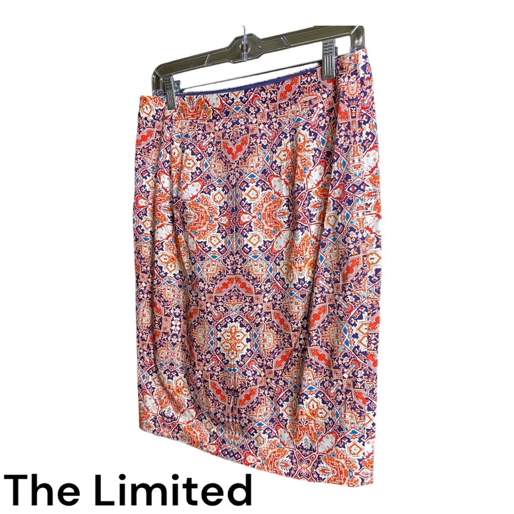 NWT The Limited Pink Knee Length Midi Pencil Career Skirt